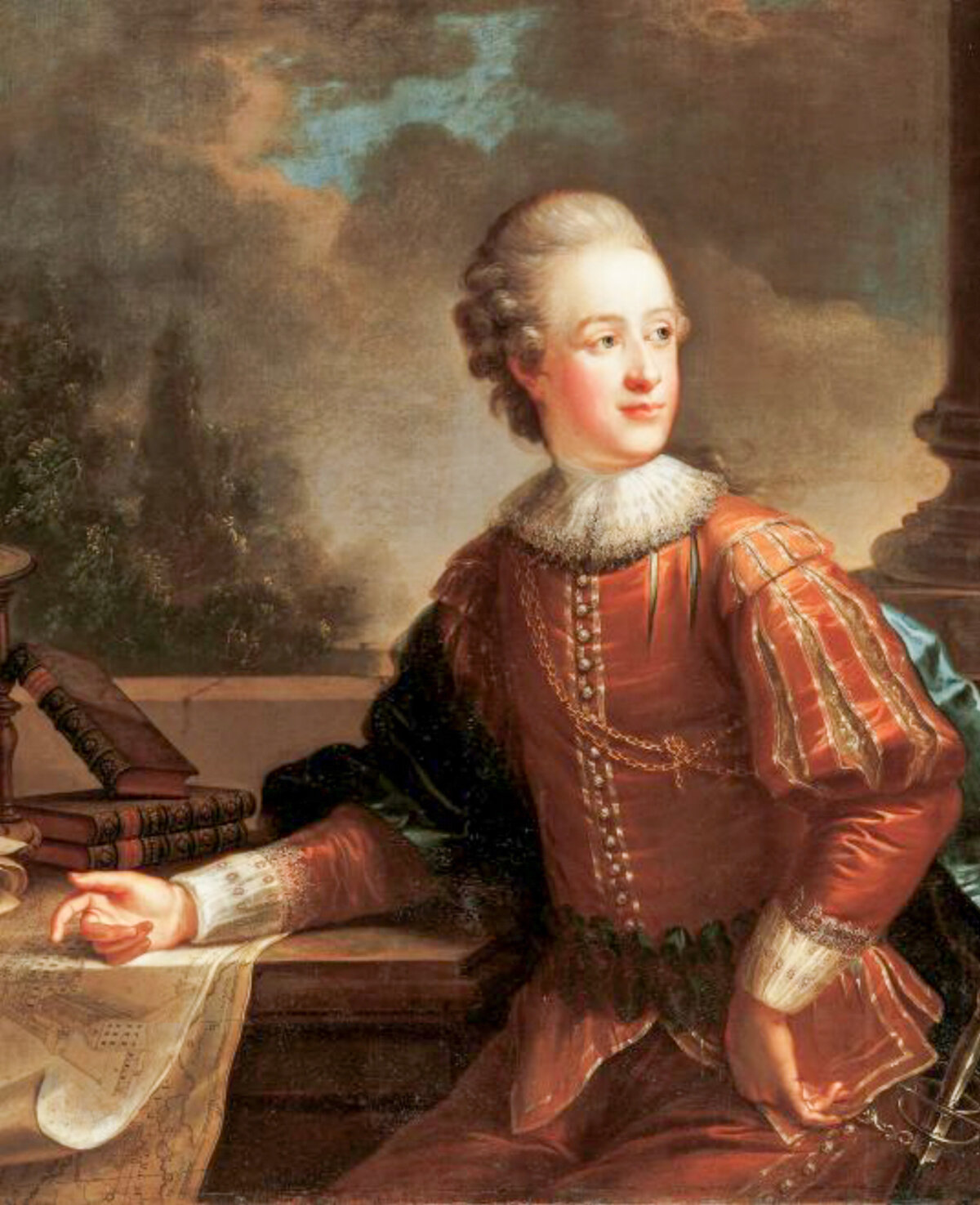 Portrait of Alois I of Liechtenstein Friedrich Oelenhainz 1804