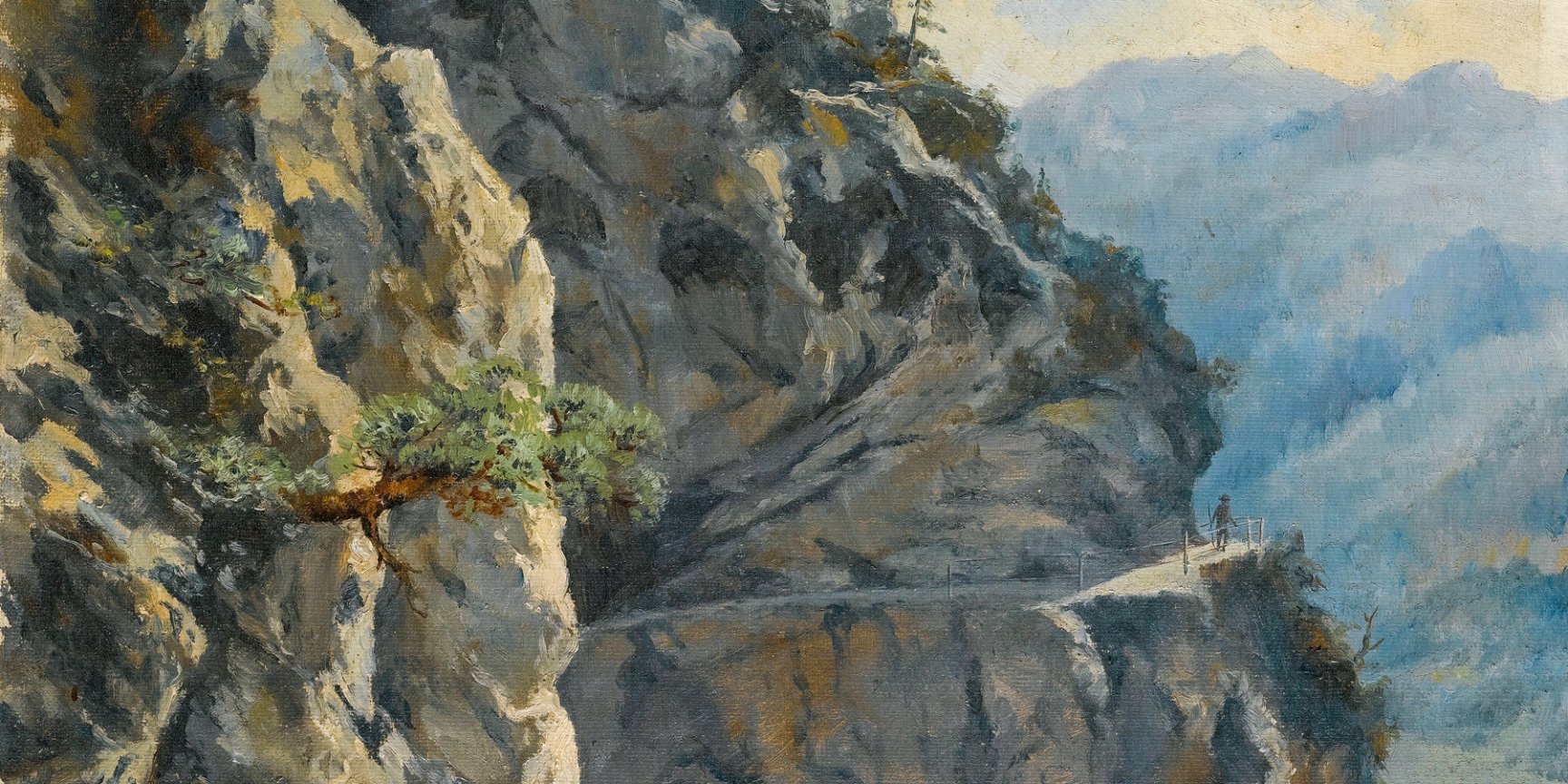 Hans Gantner – The Fürstensteig In Liechtenstein (1901)